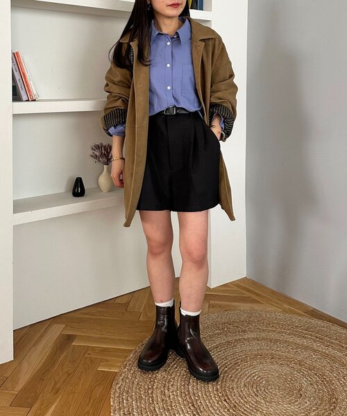 DISCOAT（ディスコート）の「サイドゴアチェルシーブーツ（ブーツ・レディース・ブラウン/ブラック・MEDIUM/LARGE）」の17枚目の写真