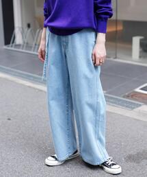 FORK&SPOON | FORK&SPOON　JFデニムベルトセットルーズパンツ(デニムパンツ)