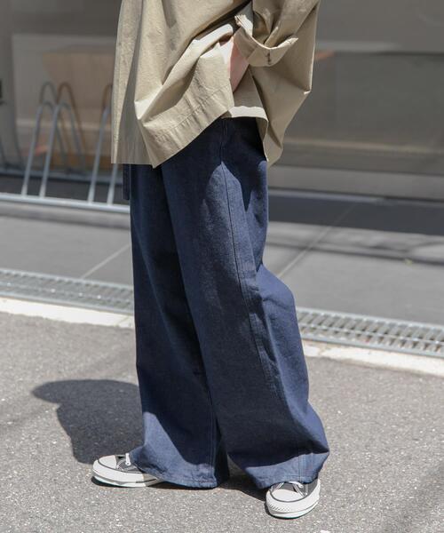 FORK&SPOON(フォークアンドスプーン)の「FORK&SPOON JFデニムベルトセットルーズパンツ(デニムパンツ・レディース・ワンウォッシュ/ブルー・2/1)」の11枚目の写真