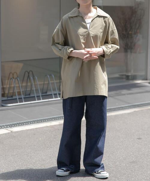 FORK&SPOON(フォークアンドスプーン)の「FORK&SPOON JFデニムベルトセットルーズパンツ(デニムパンツ・レディース・ワンウォッシュ/ブルー・2/1)」の15枚目の写真