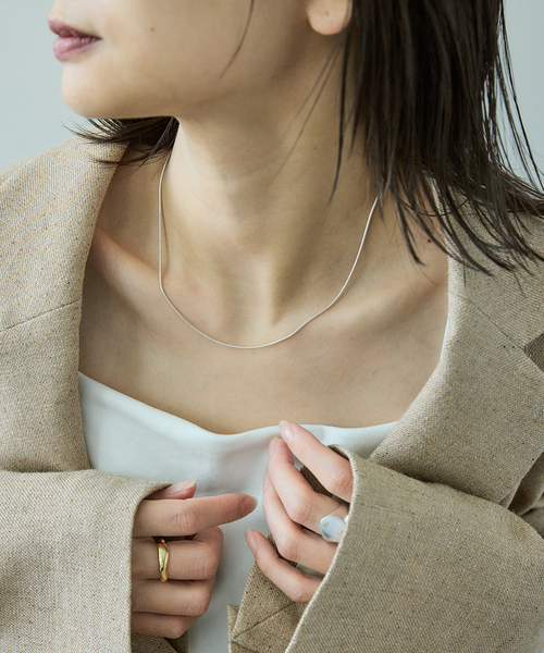 JOURNAL STANDARD（ジャーナルスタンダード）の「【JSjewelry】S925 60cm ラリエットネックレス（ネックレス・レディース・シルバー・FREE）」の2枚目の写真