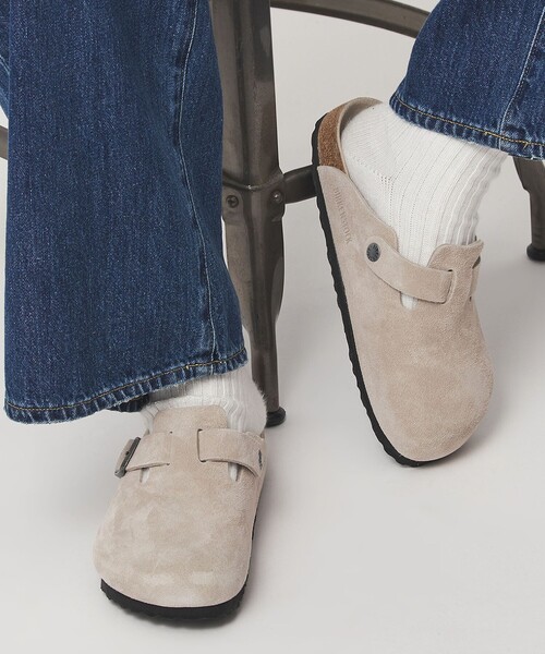 BIRKENSTOCK(ビルケンシュトック)の「【国内EXCLUSIVE】<BIRKENSTOCK>ボストン サンダル(スリッポン・レディース・ダークグリーン/オフホワイト/ダークグレー/ネイビー/ブラウン・38/37/36/35)」の2枚目の写真