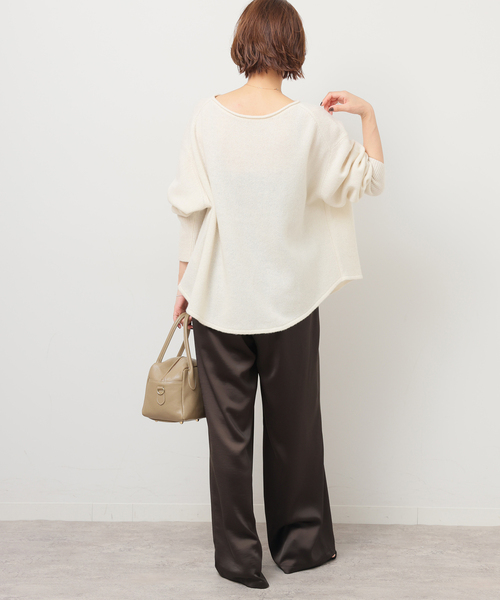 JOURNAL STANDARD relume(ジャーナルスタンダード レリューム)の「《追加 / 新色》サテンベイカーパンツ(その他パンツ・レディース・ブラック/ブラウン/キャメル・36/38)」の6枚目の写真