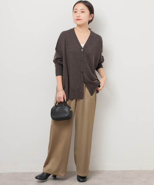 JOURNAL STANDARD relume(ジャーナルスタンダード レリューム)の「《追加 / 新色》サテンベイカーパンツ(その他パンツ・レディース・ブラック/ブラウン/キャメル・36/38)」の5枚目の写真