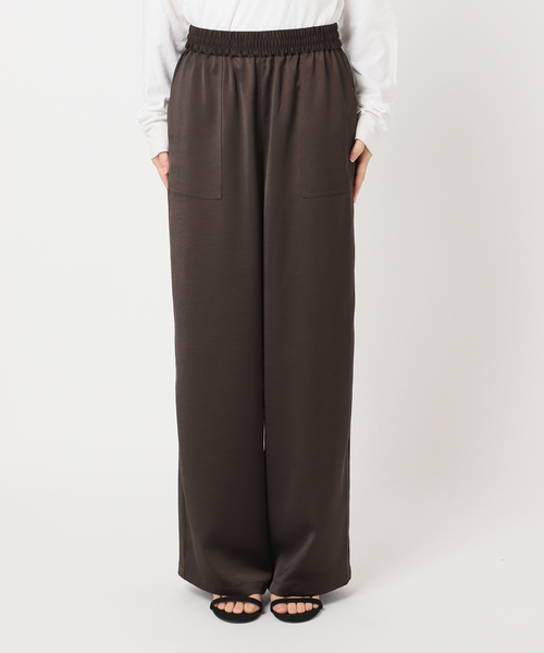JOURNAL STANDARD relume(ジャーナルスタンダード レリューム)の「《追加 / 新色》サテンベイカーパンツ(その他パンツ・レディース・ブラック/ブラウン/キャメル・36/38)」の13枚目の写真