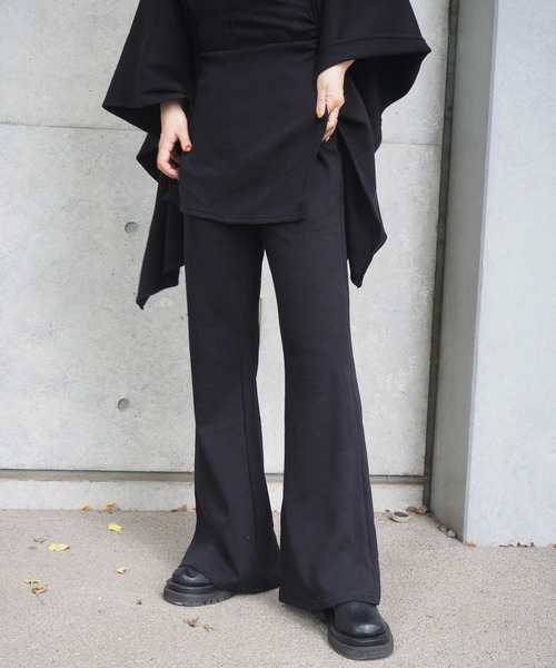 LAULEN(ローレン)の「shawl cardigan relax 3set /ショールカーディガンリラックス3点セット(セットアップ・レディース・ブラック/チャコールグレー・FREE)」の12枚目の写真