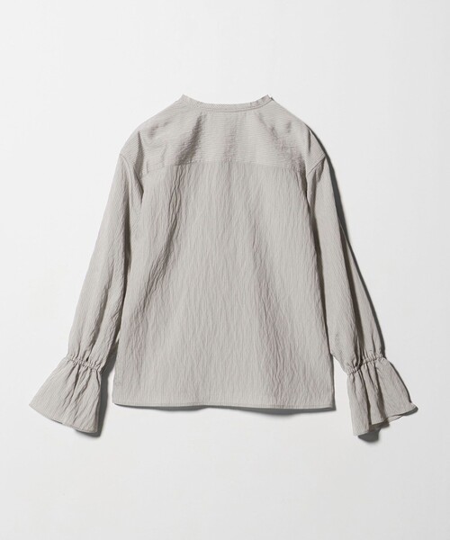 ラッフル スキッパーブラウス ウォッシャブル（シャツ/ブラウス