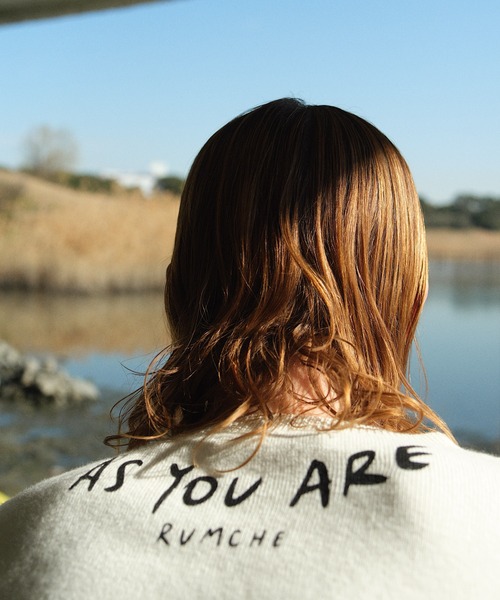 RUMCHE(ラムシェ)の「As You Are Knit / As You Are ニット(ニット/セーター・レディース・オレンジ/ホワイト/ホワイト×ブラック/ブラック・FREE)」の1枚目の写真