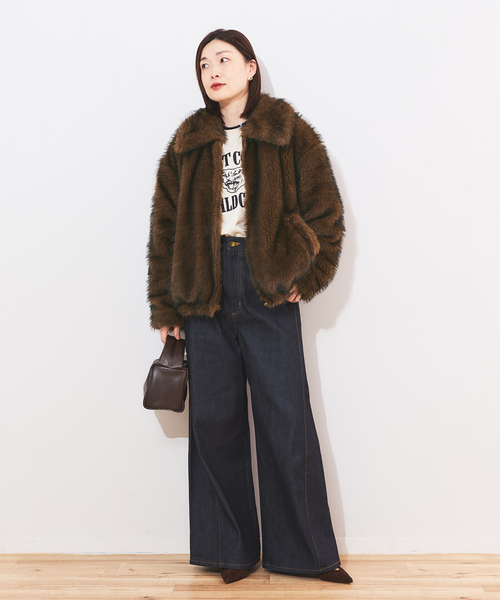 セール】フェイクファーブルゾン（その他アウター）｜journal standard