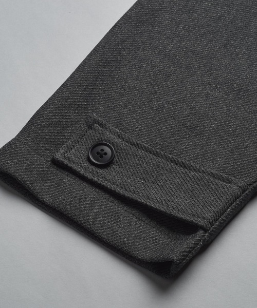 NO ID.(ノーアイディ)の「【NO ID.】Inverted Tuck Hooded Coat / インバーテッド タック フーデッド コート(モッズコート・メンズ・ブラック/グレー・ONE SIZE)」の7枚目の写真