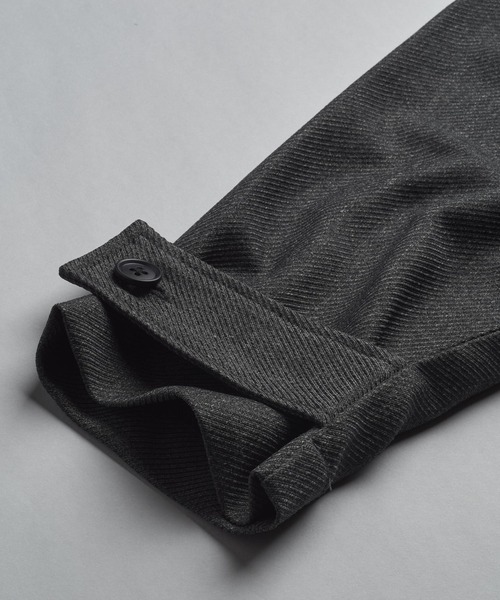 NO ID.(ノーアイディ)の「【NO ID.】Inverted Tuck Hooded Coat / インバーテッド タック フーデッド コート(モッズコート・メンズ・ブラック/グレー・ONE SIZE)」の8枚目の写真