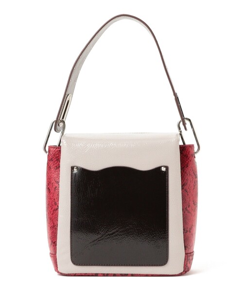 Ray BEAMS（レイビームス）の「配色 ワンハンドル バッグ（トートバッグ・レディース・グリーン/グレー/ブラック・ONE SIZE）」の5枚目の写真