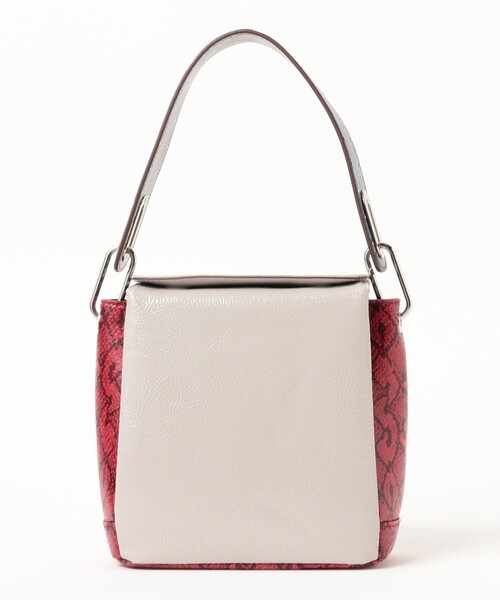 Ray BEAMS（レイビームス）の「配色 ワンハンドル バッグ（トートバッグ・レディース・グリーン/グレー/ブラック・ONE SIZE）」の7枚目の写真