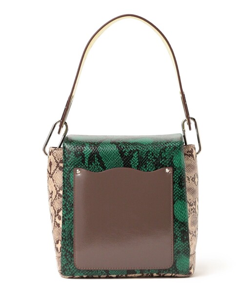 Ray BEAMS（レイビームス）の「配色 ワンハンドル バッグ（トートバッグ・レディース・グリーン/グレー/ブラック・ONE SIZE）」の15枚目の写真