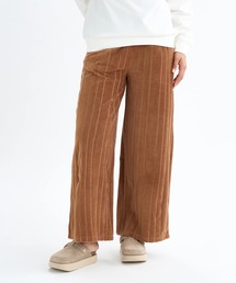 BILLABONG レディース WIDE LONG PANTS ロングパンツ 【2025年秋冬モデル】/ビラボンウエストゴムベロアワイドパンツ