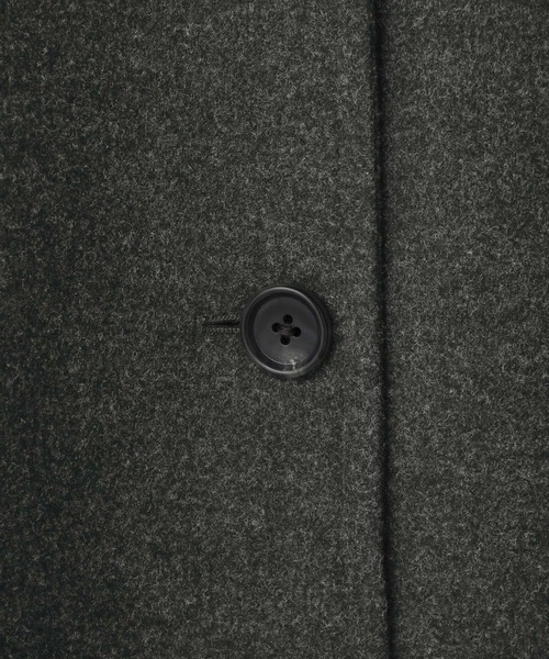 LOWRYS FARM（ローリーズファーム）の「ウールライクチェスターコート　494126（チェスターコート・レディース・チャコールグレー/ブラウン/ネイビー/パープル・FREE）」の14枚目の写真