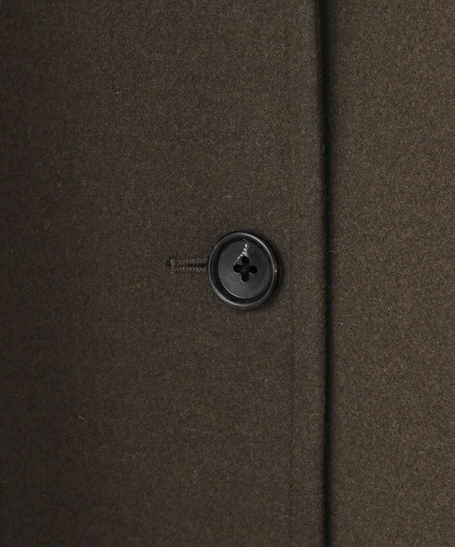 LOWRYS FARM（ローリーズファーム）の「ウールライクチェスターコート　494126（チェスターコート・レディース・チャコールグレー/ブラウン/ネイビー/パープル・FREE）」の15枚目の写真