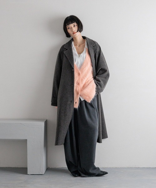 ウールライクチェスターコート 494126（チェスターコート）｜LOWRYS