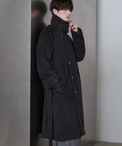 ETELIO（エテリオ）の「ウール混メルトンダブルチェスターコート