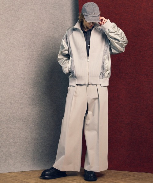 MAISON SPECIAL(メゾンスペシャル)の「《UNISEX》Water Repellent Prime-Over Set Up/撥水プライムオーバーセットアップ【MAISON SPECIAL/メゾンスペシャル】(テーラードジャケット・メンズ・ネイビー/ブラック/ブラウン/ライトグレー・1/0/2)」の7枚目の写真