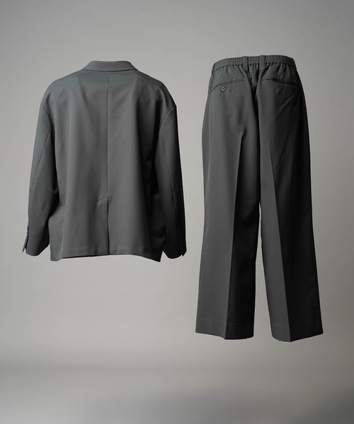 MAISON SPECIAL(メゾンスペシャル)の「《UNISEX》Water Repellent Prime-Over Set Up/撥水プライムオーバーセットアップ【MAISON SPECIAL/メゾンスペシャル】(テーラードジャケット・メンズ・ネイビー/ブラック/ブラウン/ライトグレー・1/0/2)」の21枚目の写真