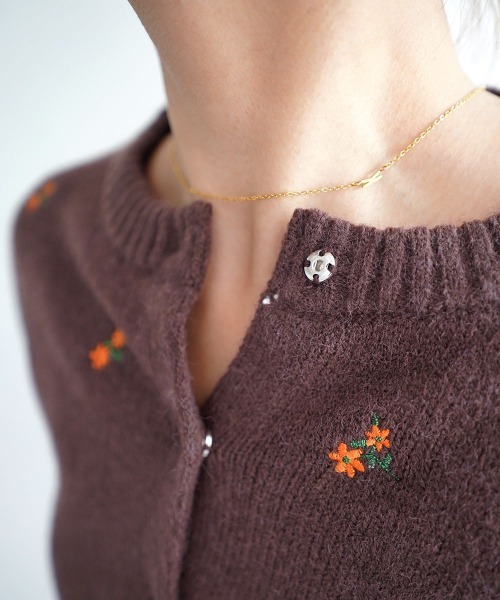 Rashik(ラシク)の「フラワー刺繍カーディガン(カーディガン/ボレロ・レディース・グレー/ネイビー/ブラウン・FREE)」の20枚目の写真