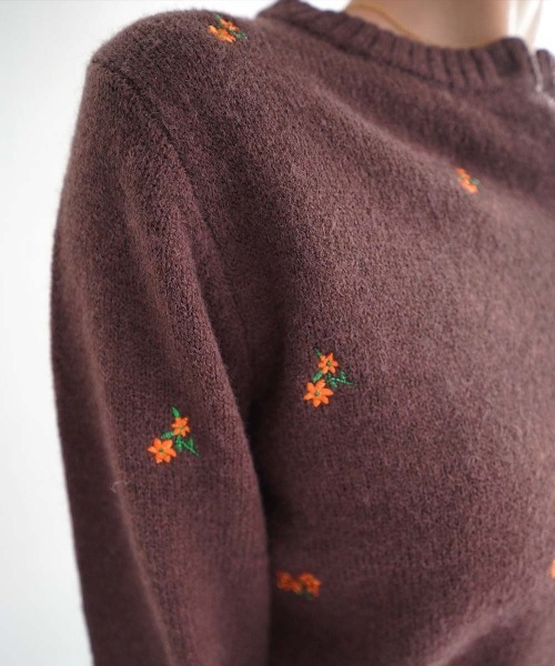 Rashik(ラシク)の「フラワー刺繍カーディガン(カーディガン/ボレロ・レディース・グレー/ネイビー/ブラウン・FREE)」の21枚目の写真