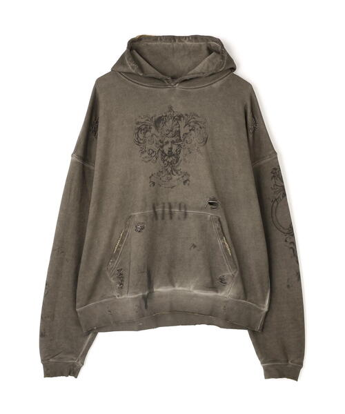 DANKE SCHON（ダンケシェーン）の「DankeSchon/ダンケシェーン/BURN HOODIE（パーカー・レディース・ベージュ・M/L）」の10枚目の写真