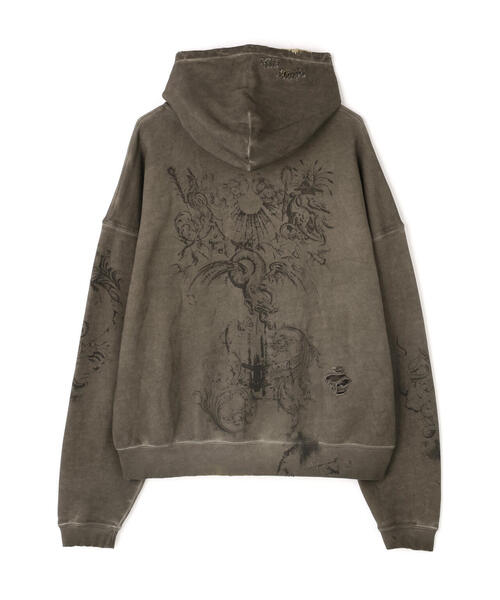 DANKE SCHON（ダンケシェーン）の「DankeSchon/ダンケシェーン/BURN HOODIE（パーカー・レディース・ベージュ・M/L）」の14枚目の写真