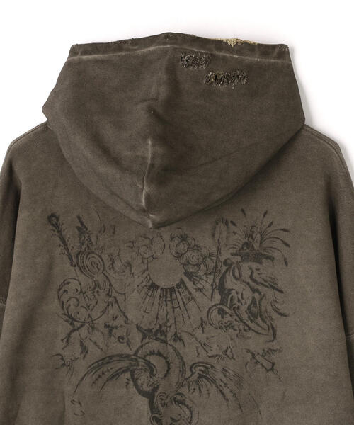 DANKE SCHON（ダンケシェーン）の「DankeSchon/ダンケシェーン/BURN HOODIE（パーカー・レディース・ベージュ・M/L）」の19枚目の写真