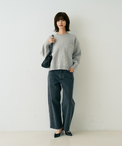 AGOLDE（エーゴールドイー）の「【AGOLDE/エーゴールドイー】ARC JEAN IN SYMBOLIC クロップド丈デニム（デニムパンツ・レディース・ブラック・24/26/25）」の9枚目の写真