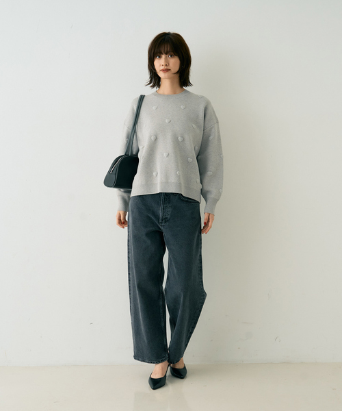 AGOLDE（エーゴールドイー）の「【AGOLDE/エーゴールドイー】ARC JEAN IN SYMBOLIC クロップド丈デニム（デニムパンツ・レディース・ブラック・24/26/25）」の10枚目の写真