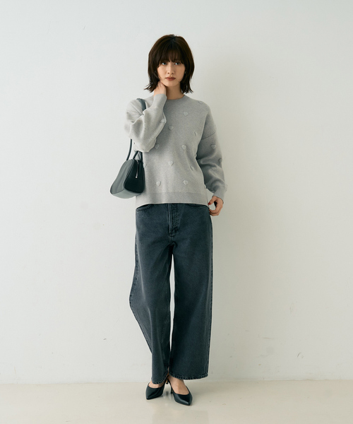 AGOLDE（エーゴールドイー）の「【AGOLDE/エーゴールドイー】ARC JEAN IN SYMBOLIC クロップド丈デニム（デニムパンツ・レディース・ブラック・24/26/25）」の11枚目の写真