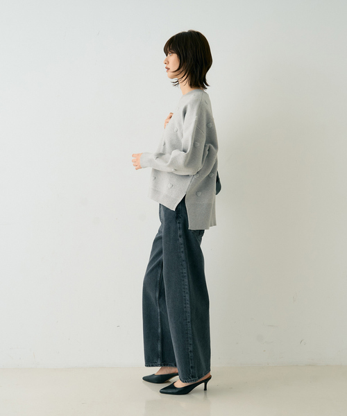 AGOLDE（エーゴールドイー）の「【AGOLDE/エーゴールドイー】ARC JEAN IN SYMBOLIC クロップド丈デニム（デニムパンツ・レディース・ブラック・24/26/25）」の13枚目の写真