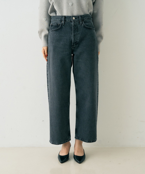 AGOLDE（エーゴールドイー）の「【AGOLDE/エーゴールドイー】ARC JEAN IN SYMBOLIC クロップド丈デニム（デニムパンツ・レディース・ブラック・24/26/25）」の18枚目の写真