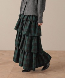 LOWRYS FARM | チェックティアードスカート　598048(スカート)