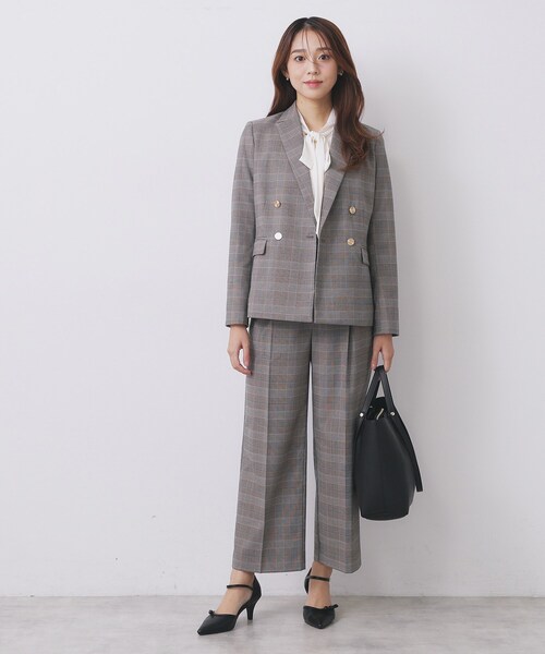 セール】《Oggi掲載》ダブルブレストテーラードジャケット