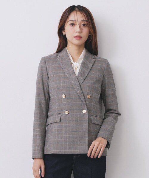 Oggi掲載》ダブルブレストテーラードジャケット/セットアップ対応可