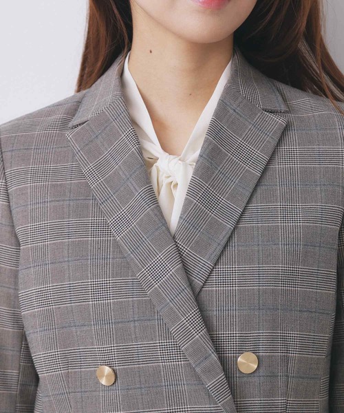 セール】《Oggi掲載》ダブルブレストテーラードジャケット