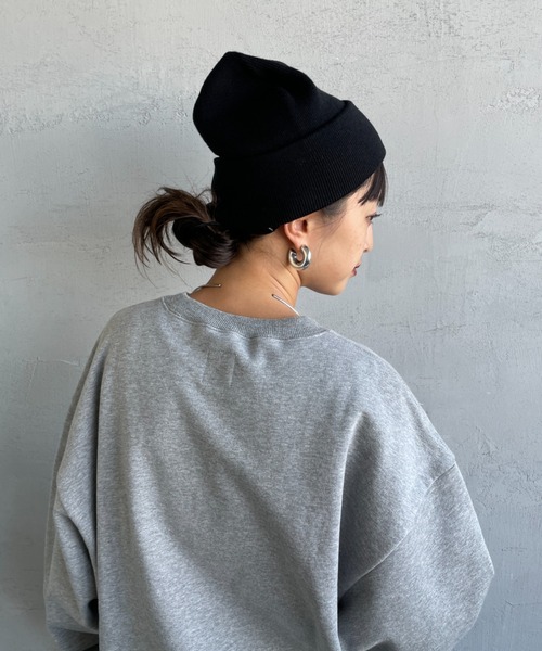 FRED PERRY/フレッドペリー] ワンポイントロゴ刺繍 クラシックビーニー