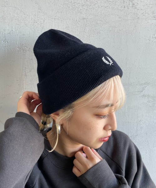 FRED PERRY フレッドペリー ニット帽 ビーニー FRED PERRY フレッドペリー 帽子 ビーニー Classic Beanie