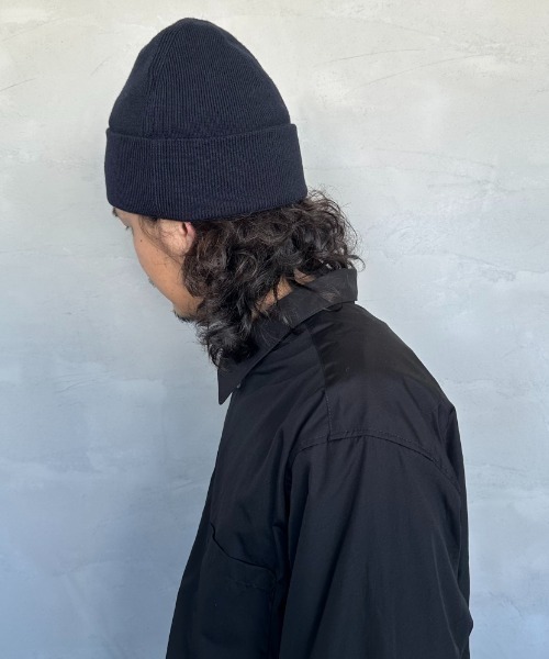 FRED PERRY/フレッドペリー] ワンポイントロゴ刺繍 クラシックビーニー