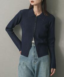 SENSE OF PLACE by URBAN RESEARCH | フロントホックエリツキコンパクトカーディガン(カーディガン/ボレロ)