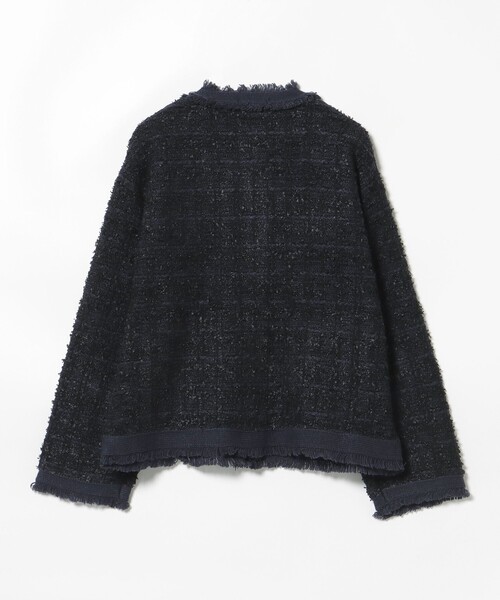 ニット ツイード ジャケット（ノーカラージャケット）｜BEAMS HEART