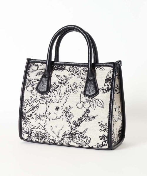 Bleu Bleuet（ブルーブルーエ）の「ゴブランスクエアミニトート（トートバッグ・レディース・ブラウン/グリーン/グレー/ブラック・FREE）」の7枚目の写真