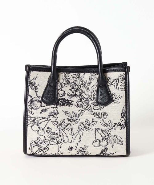 Bleu Bleuet（ブルーブルーエ）の「ゴブランスクエアミニトート（トートバッグ・レディース・ブラウン/グリーン/グレー/ブラック・FREE）」の8枚目の写真