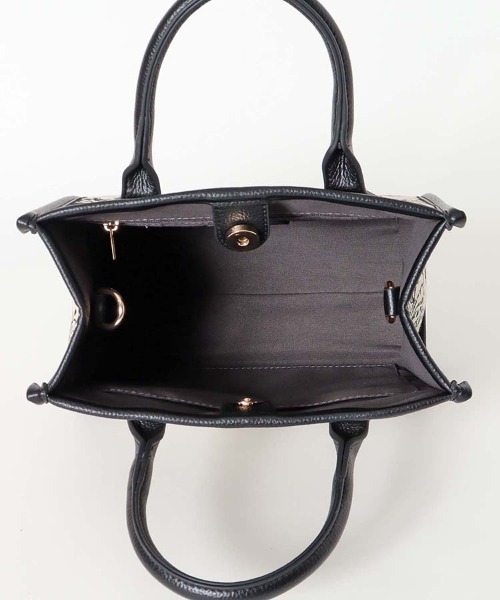 Bleu Bleuet（ブルーブルーエ）の「ゴブランスクエアミニトート（トートバッグ・レディース・ブラウン/グリーン/グレー/ブラック・FREE）」の10枚目の写真