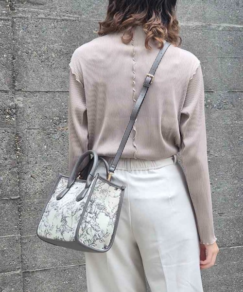 Bleu Bleuet（ブルーブルーエ）の「ゴブランスクエアミニトート（トートバッグ・レディース・ブラウン/グリーン/グレー/ブラック・FREE）」の17枚目の写真