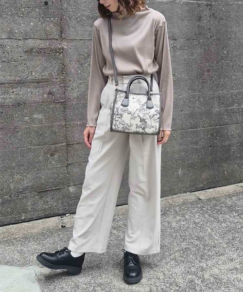 Bleu Bleuet（ブルーブルーエ）の「ゴブランスクエアミニトート（トートバッグ・レディース・ブラウン/グリーン/グレー/ブラック・FREE）」の20枚目の写真