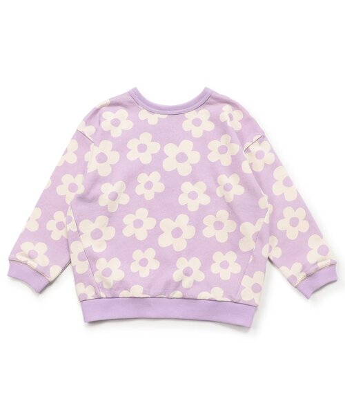 BREEZE（ブリーズ）の「【前後着用OK】どっちも正解 DAISUKI 総柄トレーナー（スウェット・キッズ・レインボー/グリーン/ベージュ/ミント/ラベンダー/レッド/ブラック/ブラウン・110/80/120/90/100/130/140）」の7枚目の写真